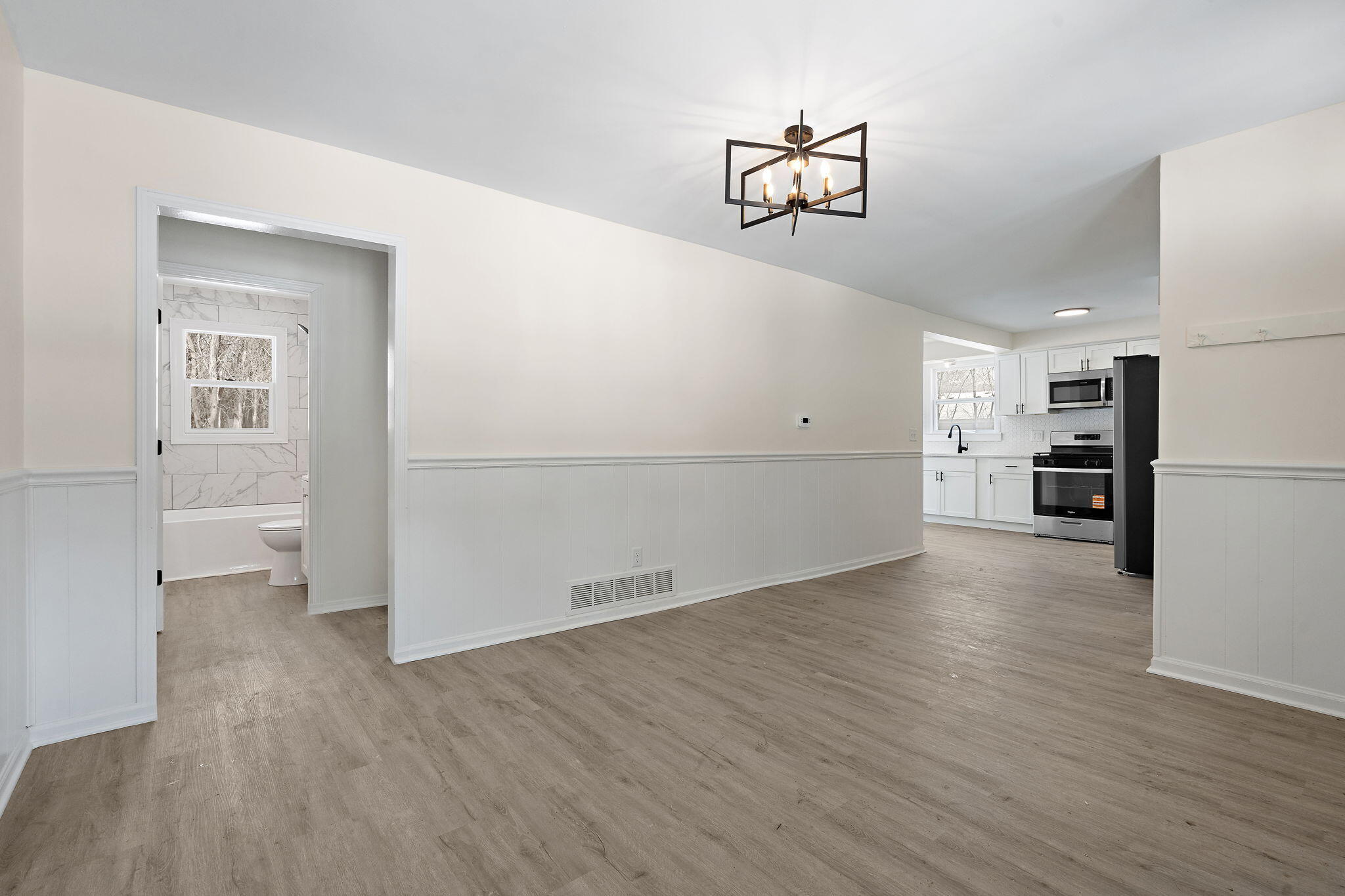 2014 East Elm Street Griffith, IN 46319 - Photo 6 of 14 a view of empty room with wooden floor