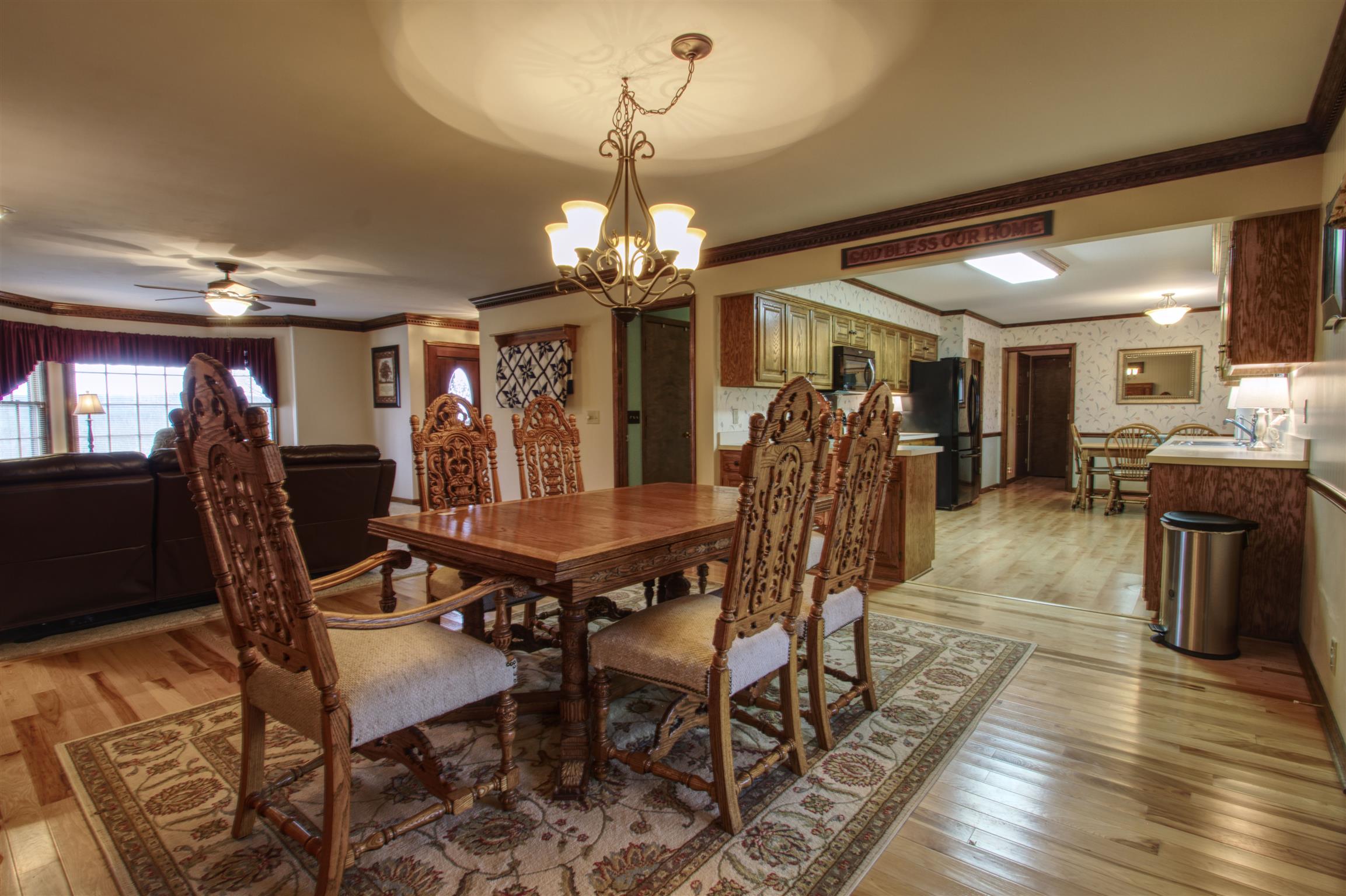 1240 McCrary Road Lebanon, TN 37090 - Photo 12 of 22 a view of a dining room with furniture and wooden floor