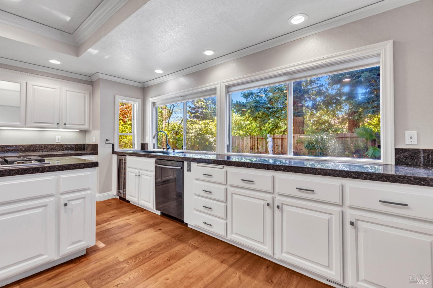 3229 Seminole Circle Fairfield, CA 94534 - Photo 16 of 73 a kitchen with granite countertop white cabinets and appliances