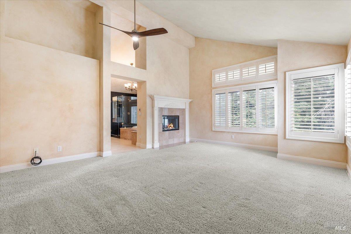 3229 Seminole Circle Fairfield, CA 94534 - Photo 32 of 73 a view of an empty room with a fireplace and a window