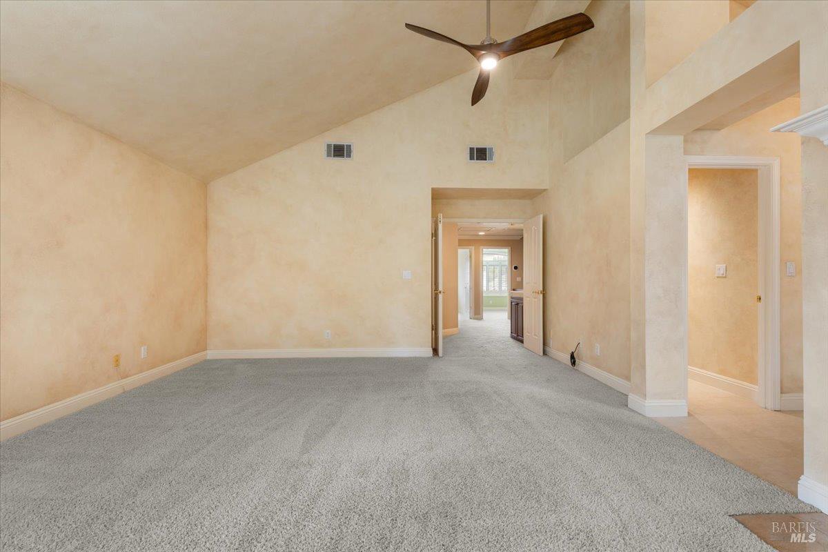 3229 Seminole Circle Fairfield, CA 94534 - Photo 33 of 73 a view of an empty room and a ceiling fan