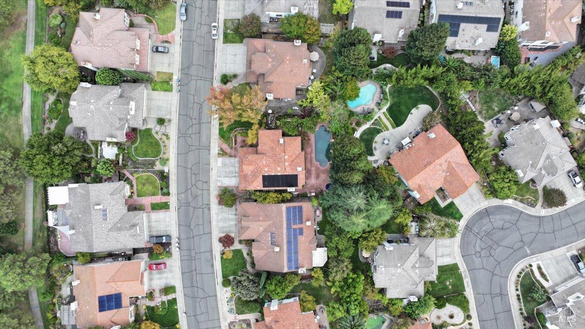 3229 Seminole Circle Fairfield, CA 94534 - Photo 56 of 73 an aerial view of residential houses with outdoor space and parking