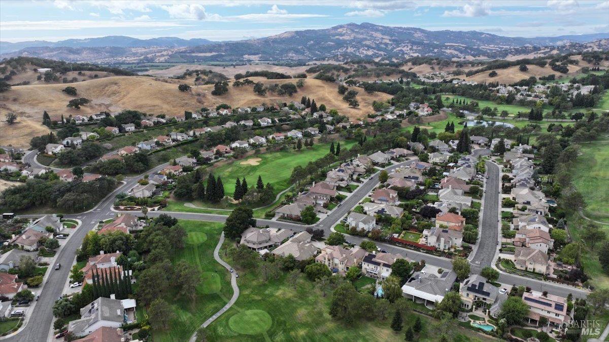 3229 Seminole Circle Fairfield, CA 94534 - Photo 69 of 73 an aerial view of residential house with outdoor space and river