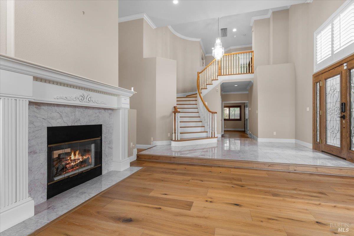 3229 Seminole Circle Fairfield, CA 94534 - Photo 7 of 73 a view of a livingroom with wooden floor and a fireplace