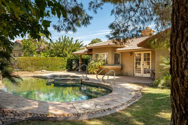 front view of a house with a street