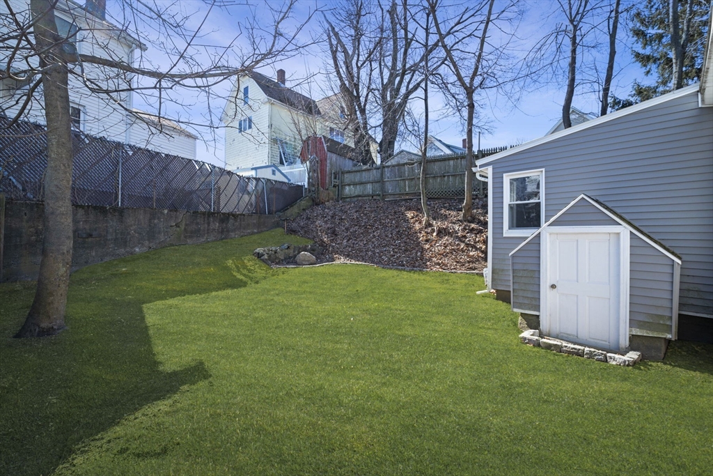10 Stoddard Terrace Lynn, MA 01902 - Photo 32 of 40 a view of a back yard of the house