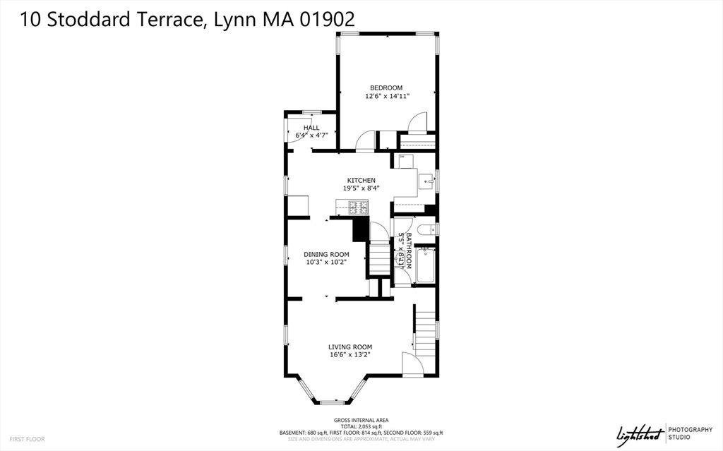 10 Stoddard Terrace Lynn, MA 01902 - Photo 39 of 40 a picture of a floor plan
