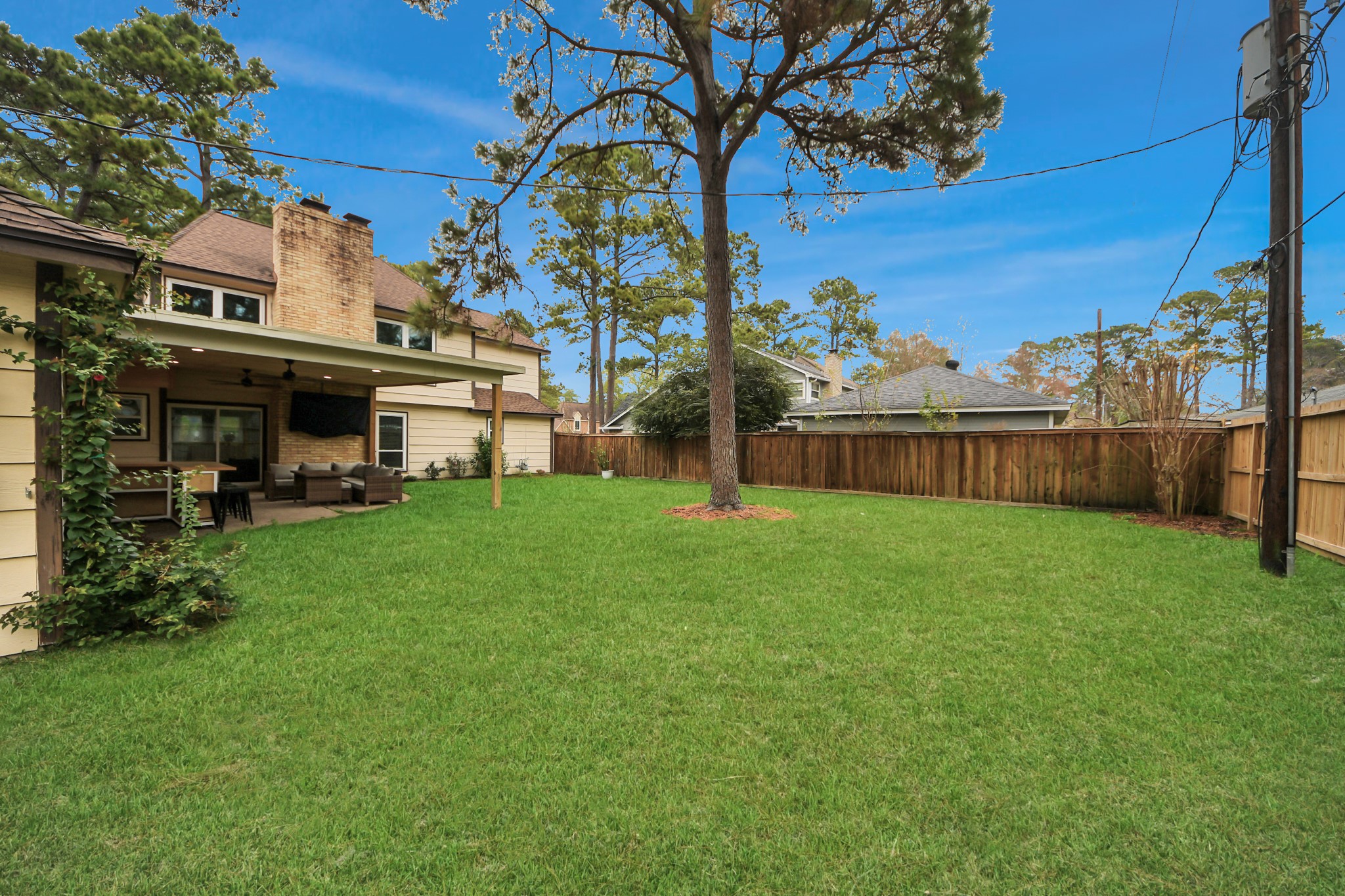 5511 Lacreek Lane Spring, TX 77379 - Photo 39 of 39 a view of a house with a back yard