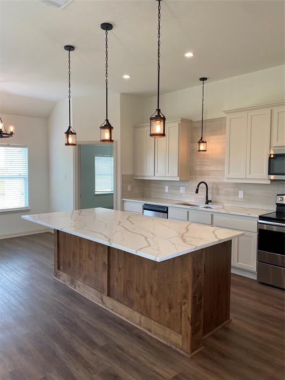 115 Panther Loop Mabank, TX 75147 - Photo 6 of 29 Painted or stained cabinets and island? Buyers have choices there also!