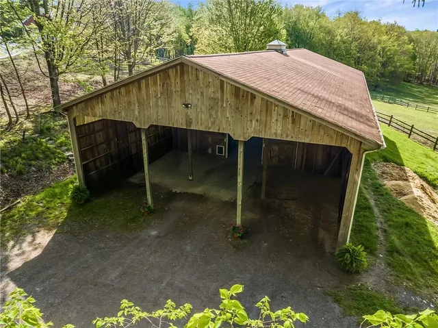 a view of a small house