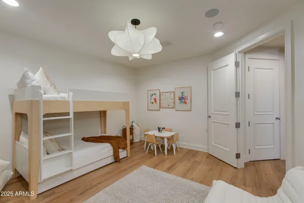 a view of a livingroom with furniture and chandelier
