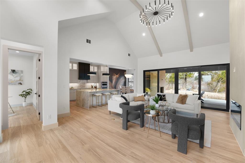 14120 Park Way Log Cabin, TX 75148 - Photo 3 of 40 a living room with furniture and a large window