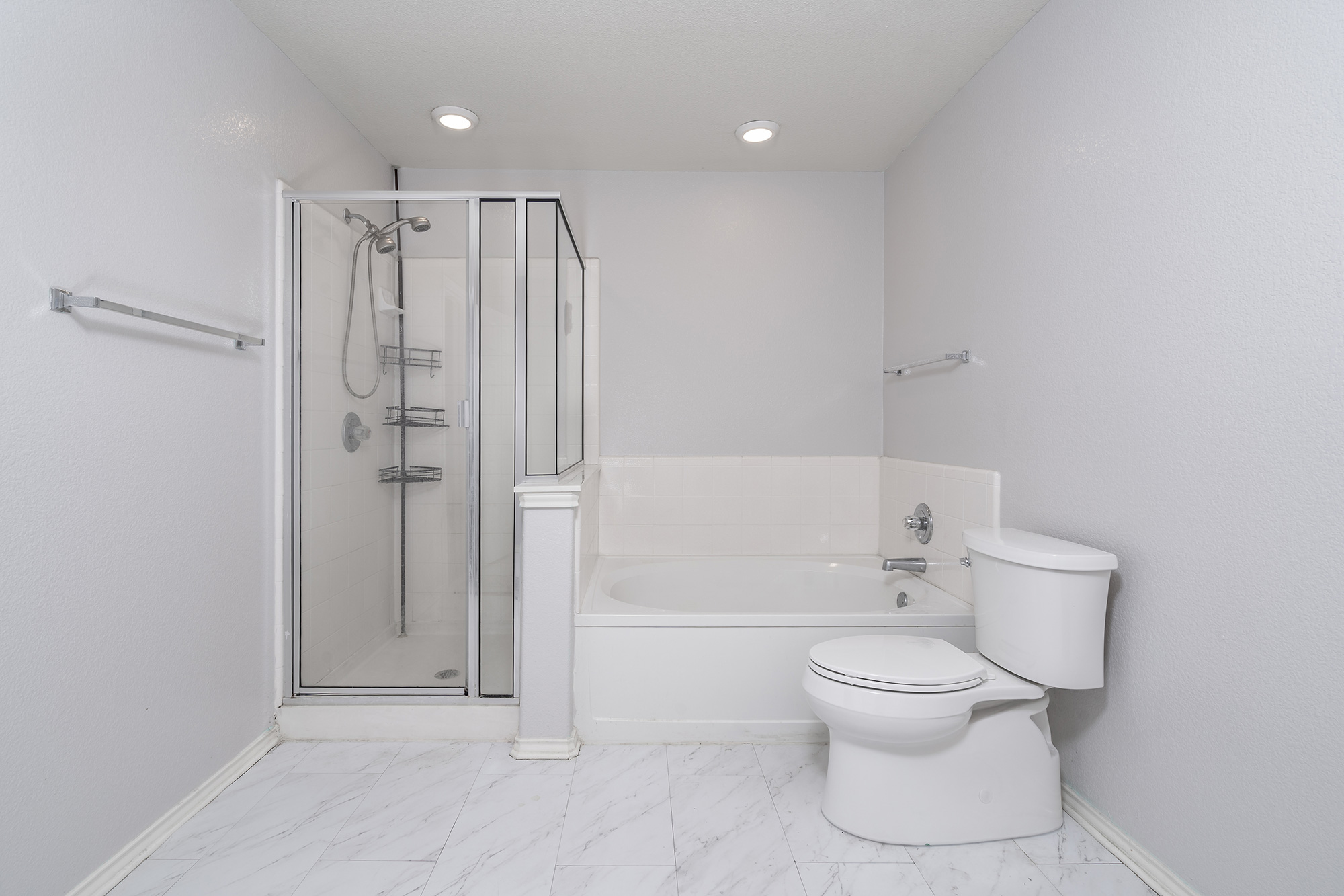 328 Cedar Lake Boulevard Georgetown, TX 78633 - Photo 18 of 34 a bathroom with a toilet and shower