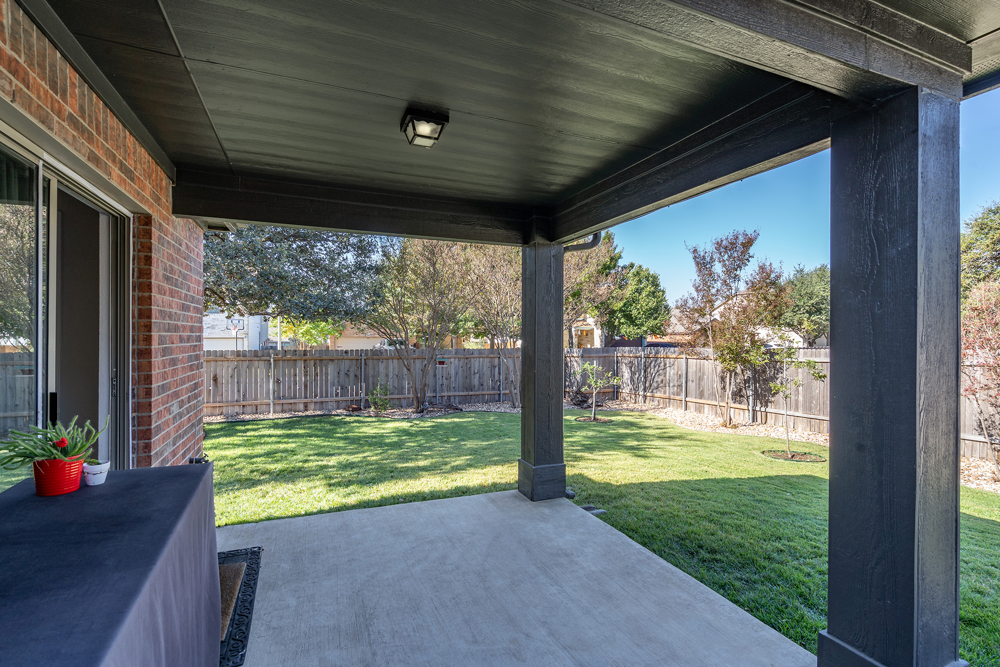 328 Cedar Lake Boulevard Georgetown, TX 78633 - Photo 24 of 34 a view of a porch and garden