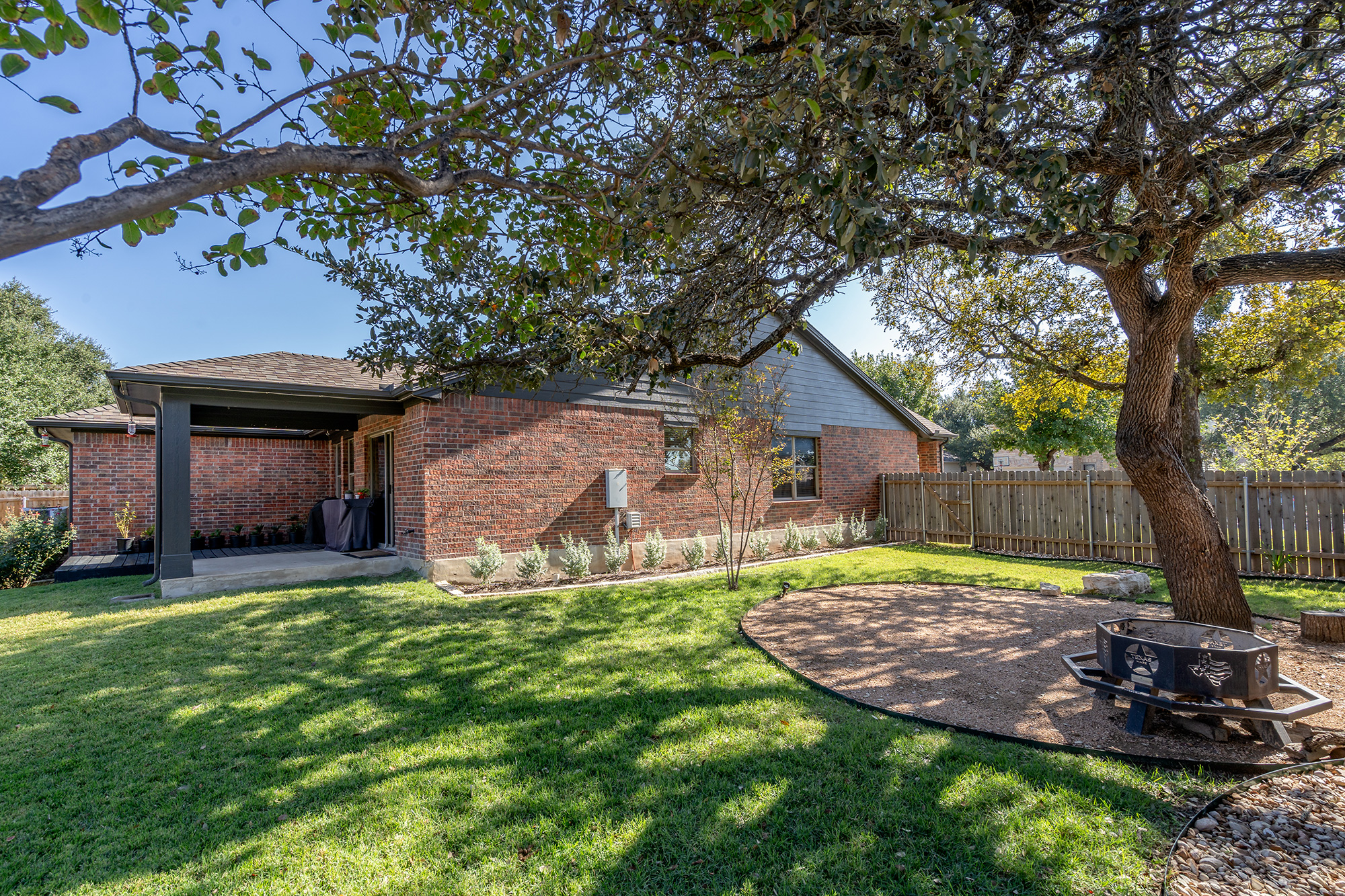 328 Cedar Lake Boulevard Georgetown, TX 78633 - Photo 28 of 34 a view of a house with a yard porch and a tree