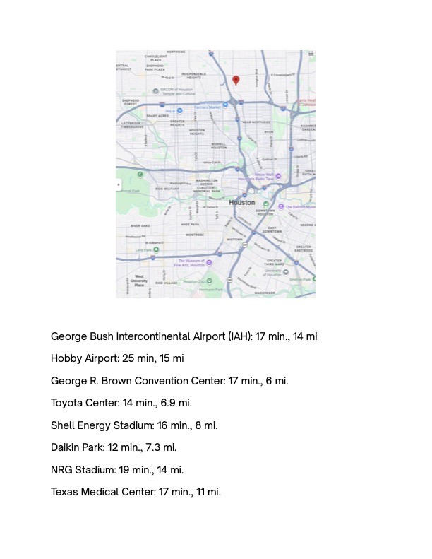 164 Wallace Street Houston, TX 77022 - Photo 28 of 29 Close proximity to all major attractions in Houston.