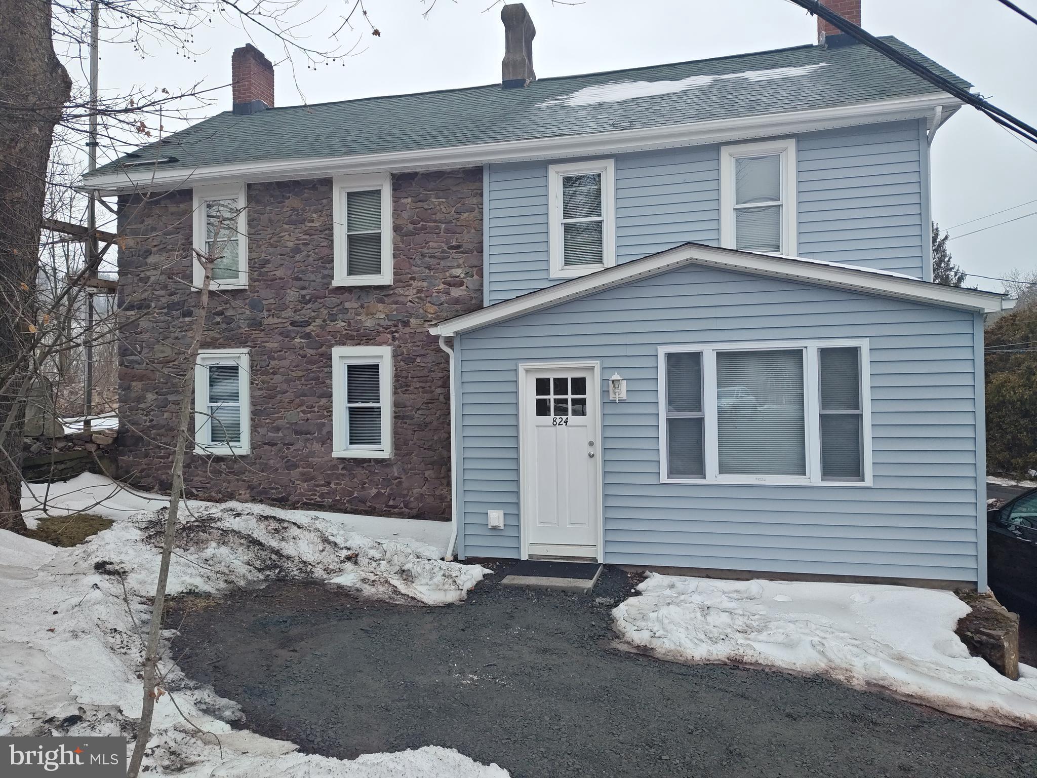 824 Kintner Road Kintnersville, PA 18930 - Photo 1 of 33 a front view of a house with a yard