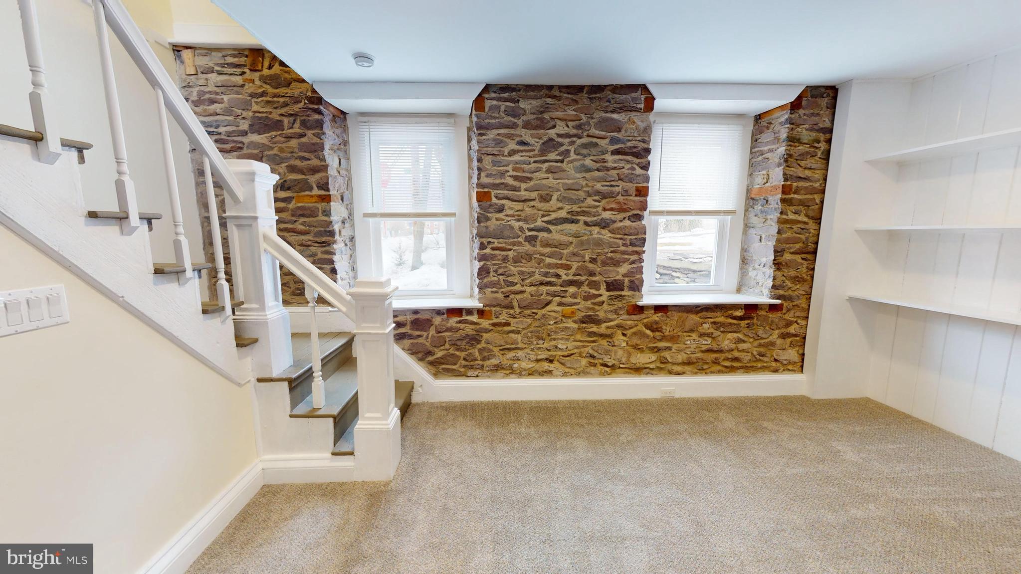 824 Kintner Road Kintnersville, PA 18930 - Photo 17 of 33 view of hall with wooden floor and windows