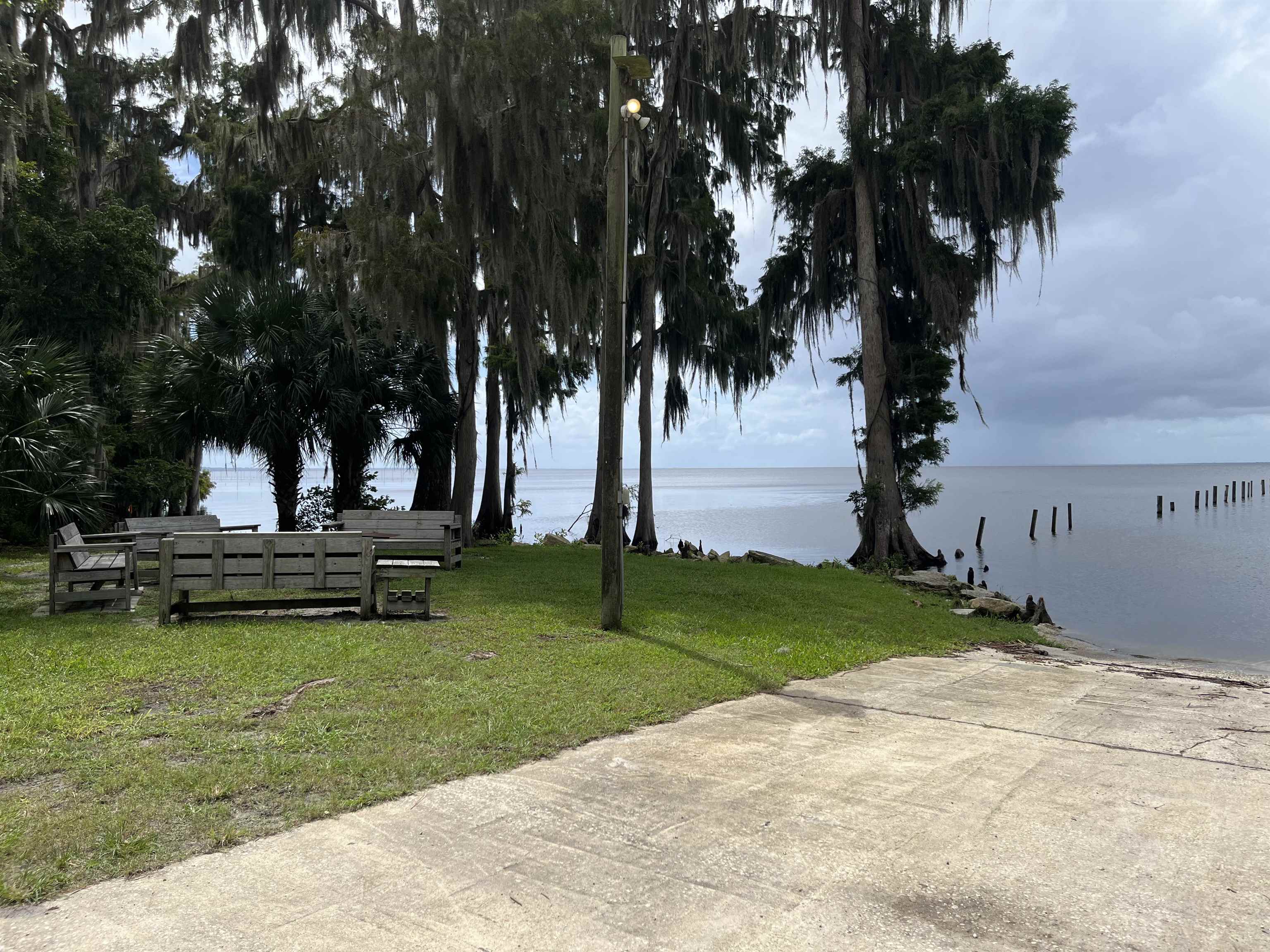 118 July Georgetown, FL 32139 - Photo 10 of 13 a view of a garden with palm trees