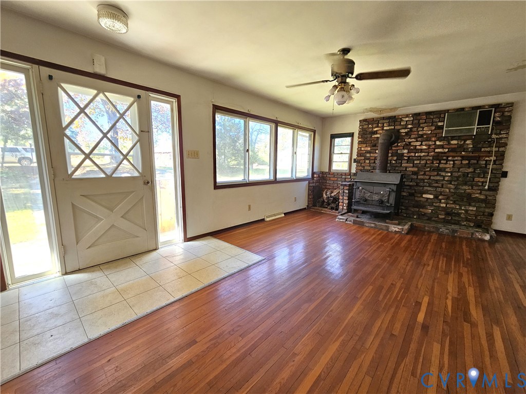 37 Bear Branch Road Farmville, VA 23901 - Photo 6 of 48 wooden floor in an empty room with a window