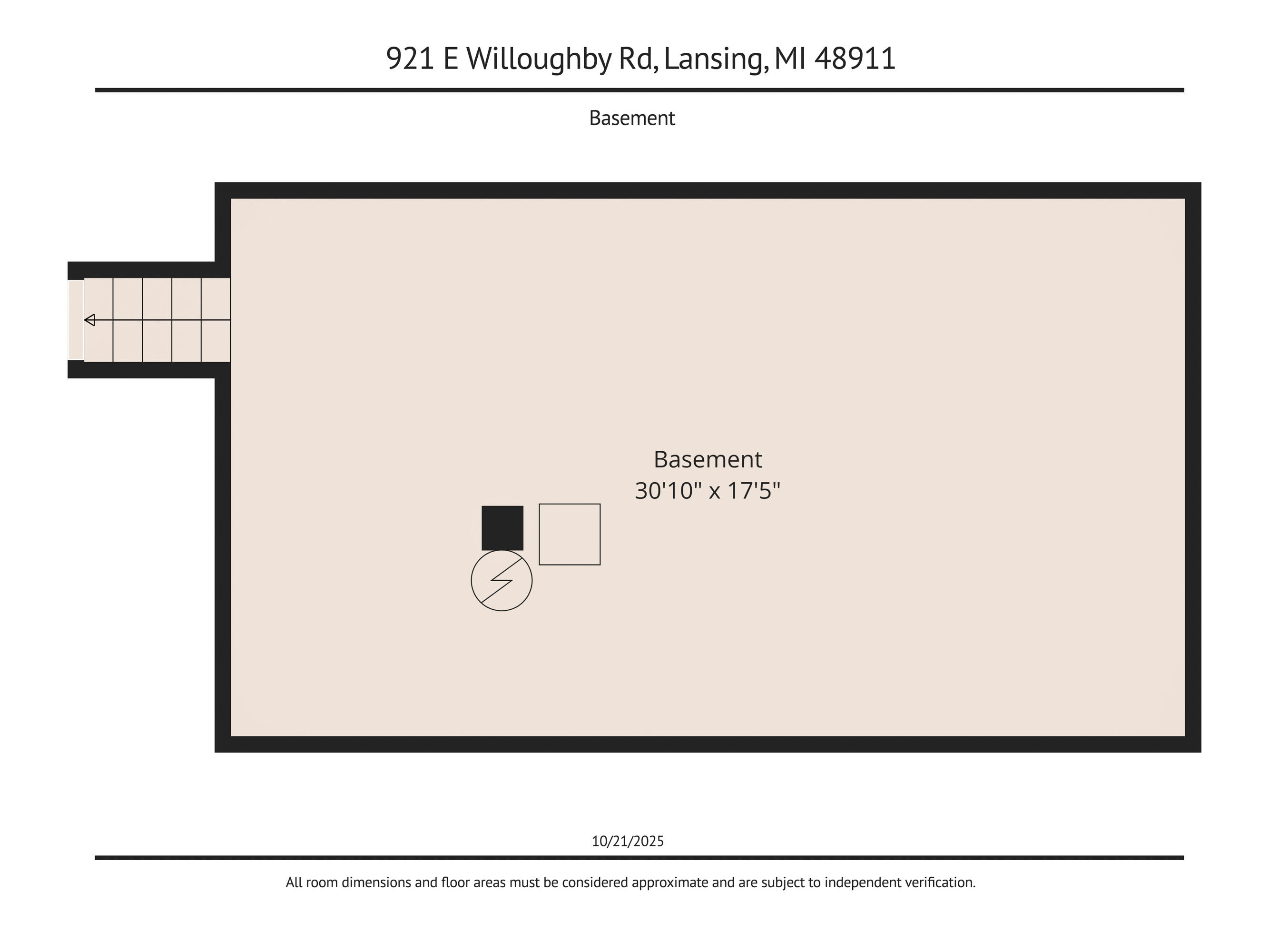 921 East Willoughby Road Lansing, MI 48911 - Photo 31 of 31 3-921 E. Willoughy FP-1