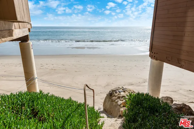a view of beach and ocean