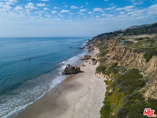 a view of an ocean beach