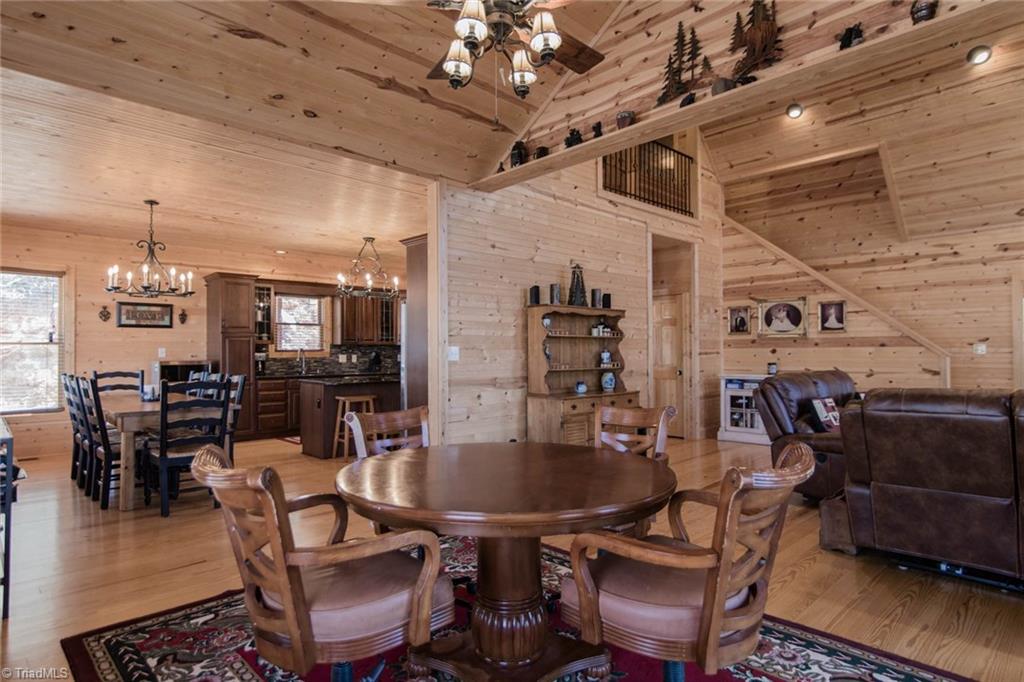 308 Warren Way Purlear, NC 28665 - Photo 13 of 29 Gather around the game table with family and friends or use this space for an additional eating area.