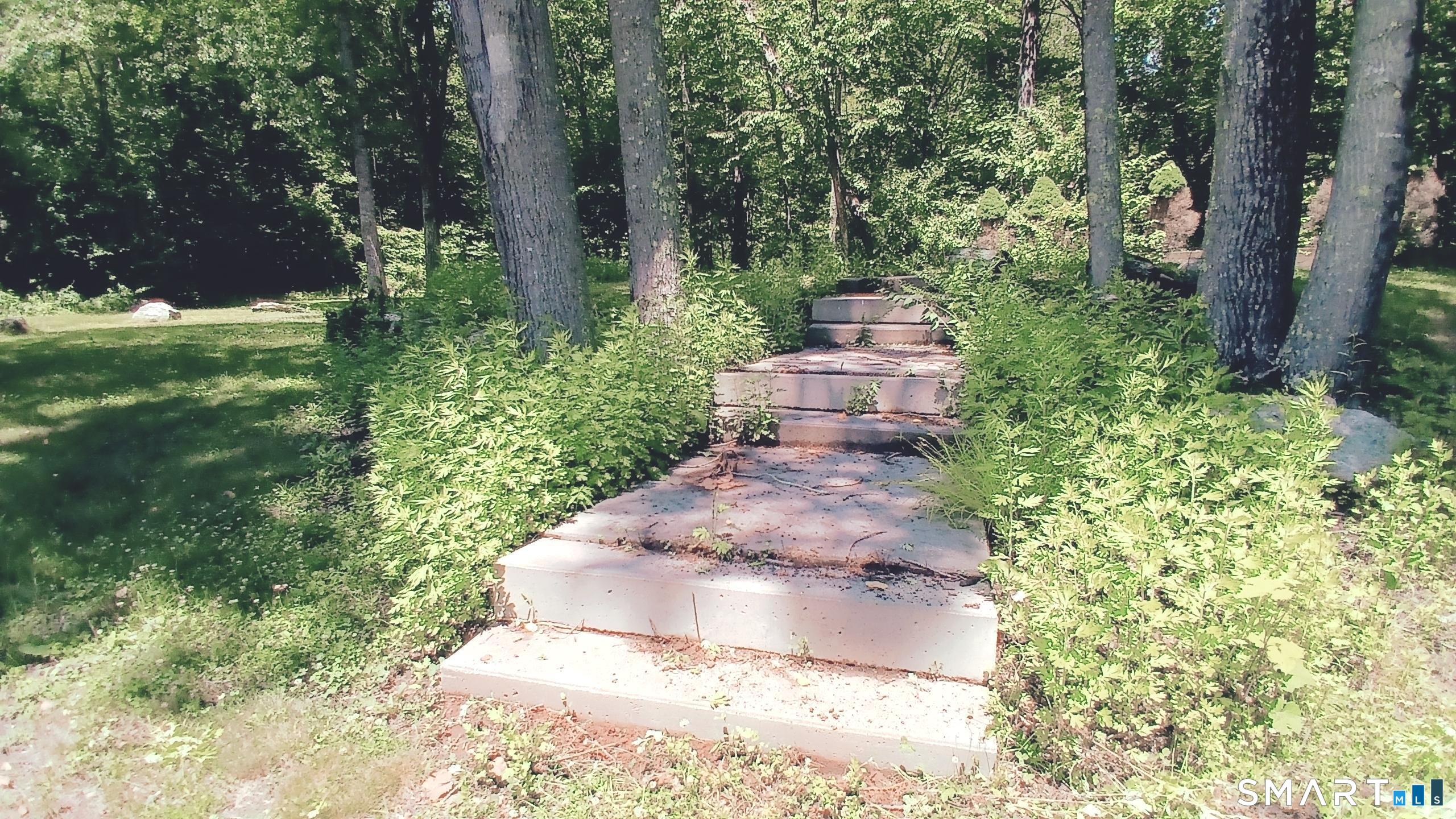 862 Babcock Hill Road Coventry, CT 06238 - Photo 14 of 39 Stairs to the upper patio