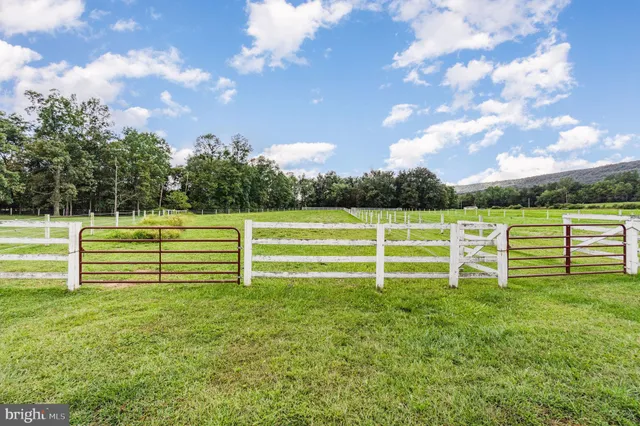 a view of a lake with a mountain