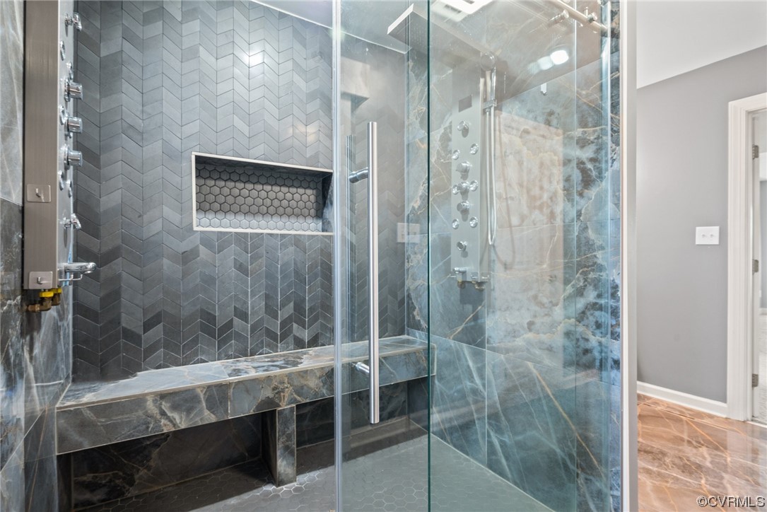 15 Brough Lane Hampton, VA 23669 - Photo 11 of 43 a bathroom with a shower and a sink