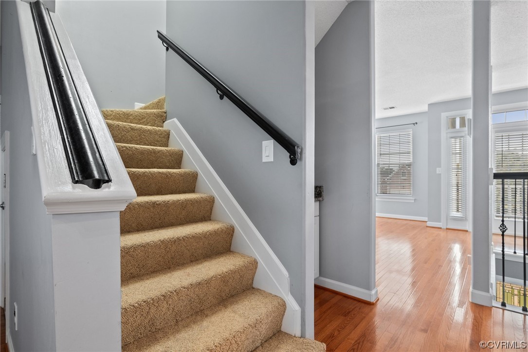 15 Brough Lane Hampton, VA 23669 - Photo 22 of 43 a view of entryway and hall with wooden floor