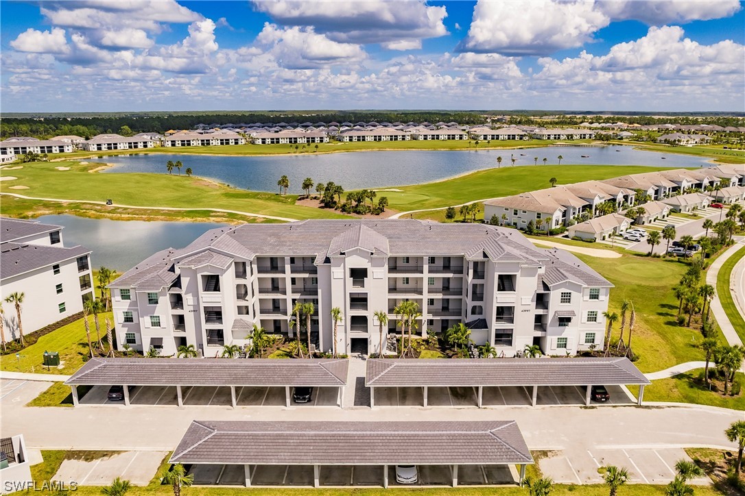 a view of a large building with a outdoor space