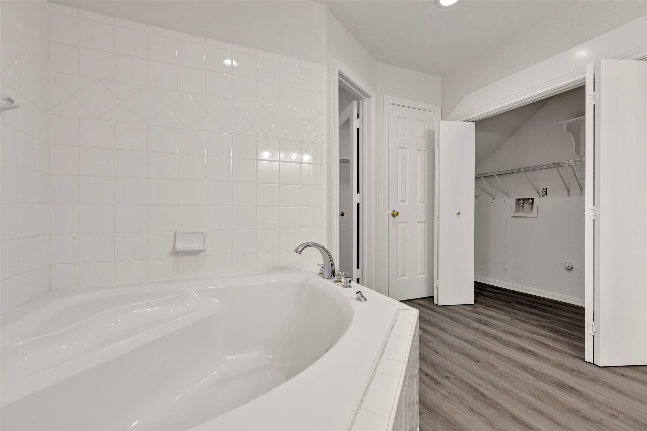 770 Hunt Road, Unit 212 Baytown, TX 77521 - Photo 30 of 40 The laundry closet is located in the downstairs bathroom.
