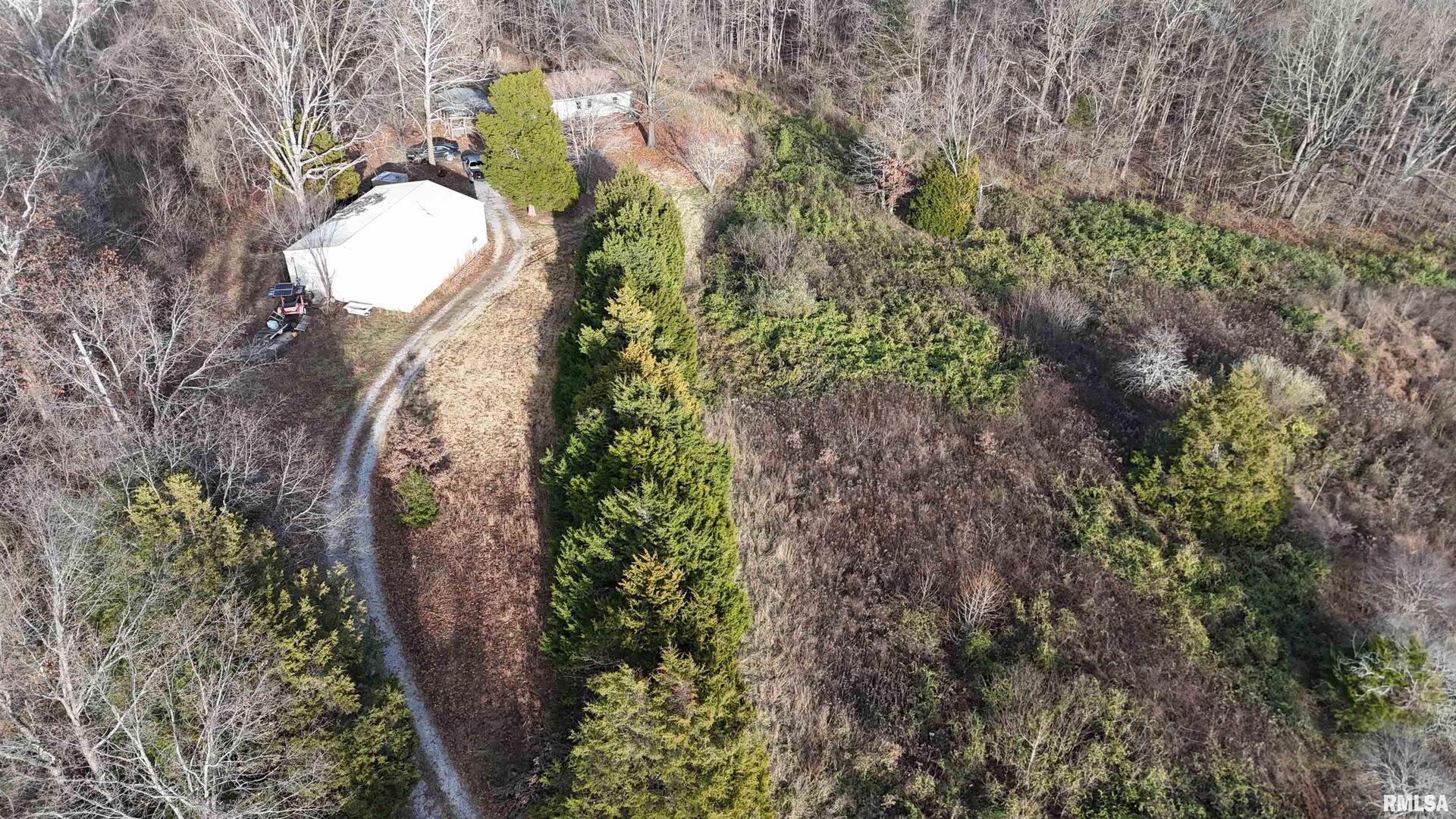 535 Cass Lane Cobden, IL 62920 - Photo 6 of 21 a view of a backyard of a house