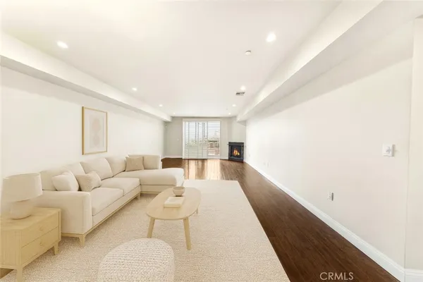 a view of a kitchen with marble kitchen and microwave
