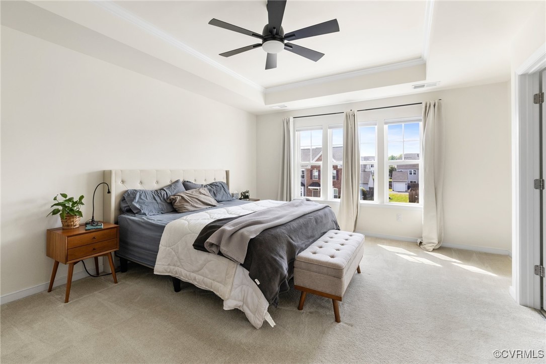 7817 Old Guild Road North Chesterfield, VA 23237 - Photo 14 of 44 Large Primary bedroom with overhead fan/light and