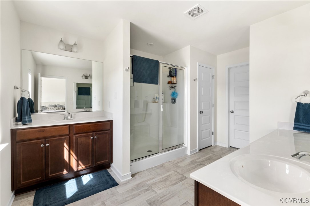 7817 Old Guild Road North Chesterfield, VA 23237 - Photo 16 of 44 Spacious attached primary bath with dble vanities