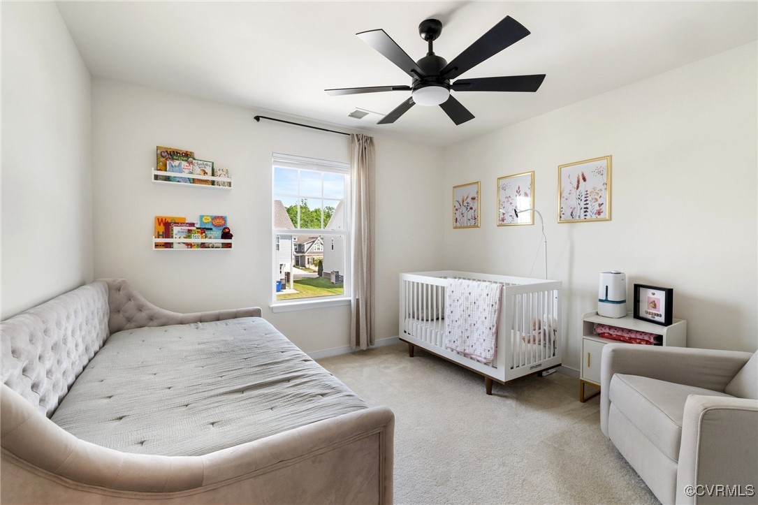 7817 Old Guild Road North Chesterfield, VA 23237 - Photo 20 of 44 Bedroom #3 with overhead ceiling fan/light, window