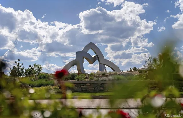 a view of a lake with a house