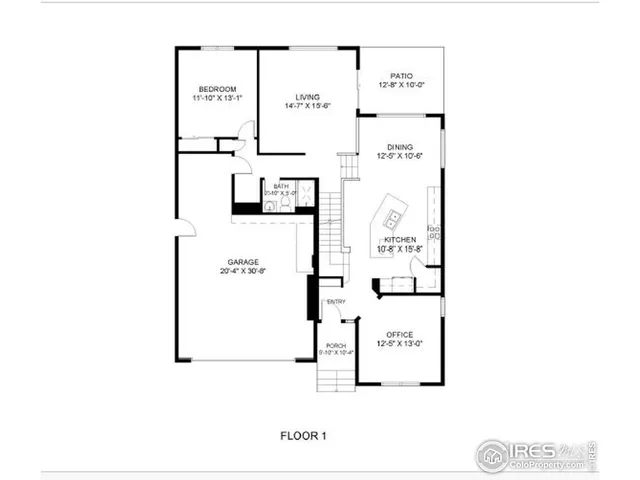 a picture of a floor plan