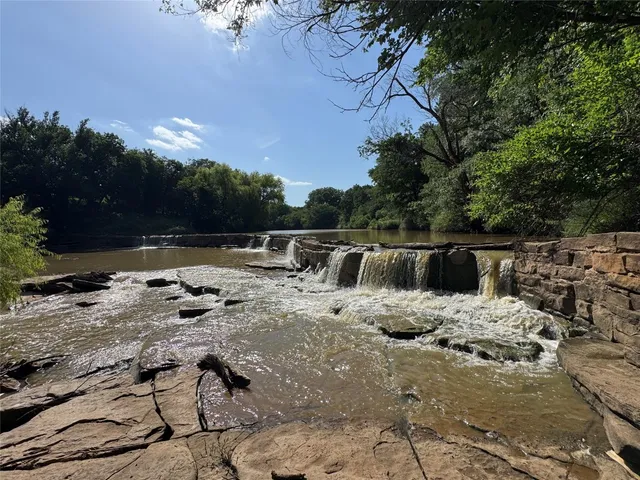 a view of a lake with a tree