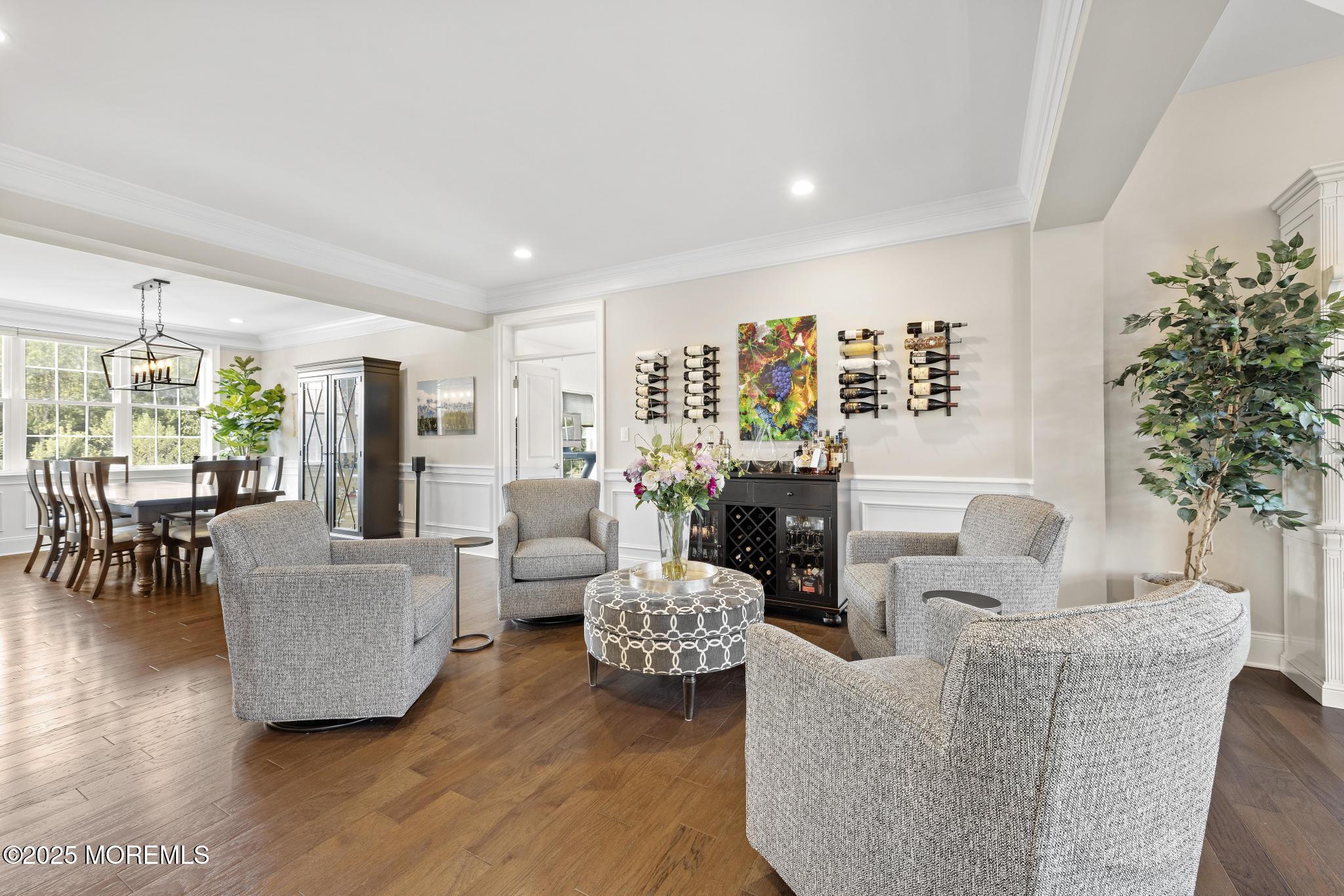 45 Windermere Road Lincroft, NJ 07738 - Photo 5 of 68 a living room with furniture and a large window