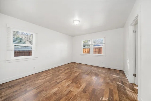 a view of an front door