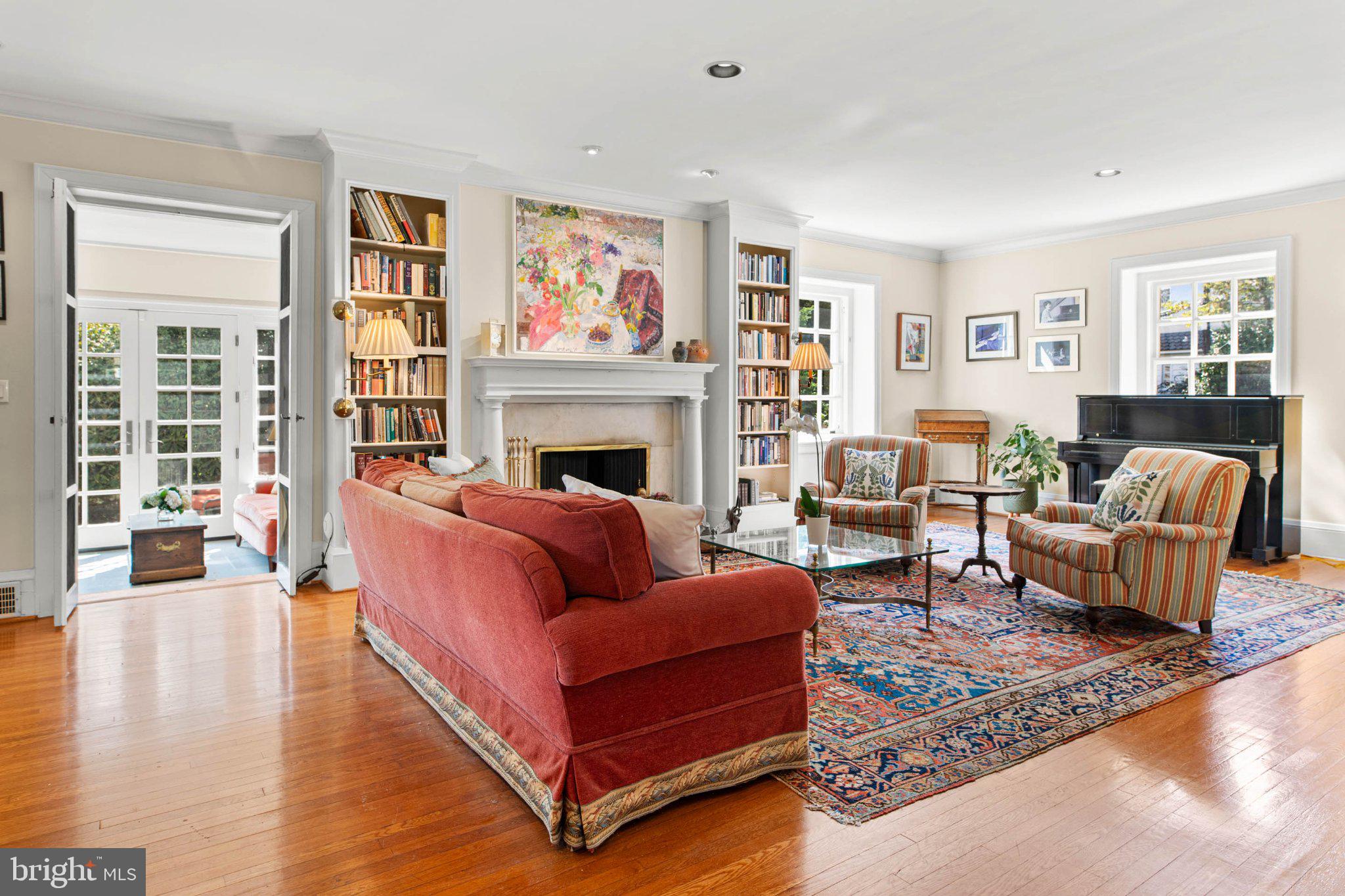 126 Edgewood Road Ardmore, PA 19003 - Photo 11 of 55 Fireside Living Room