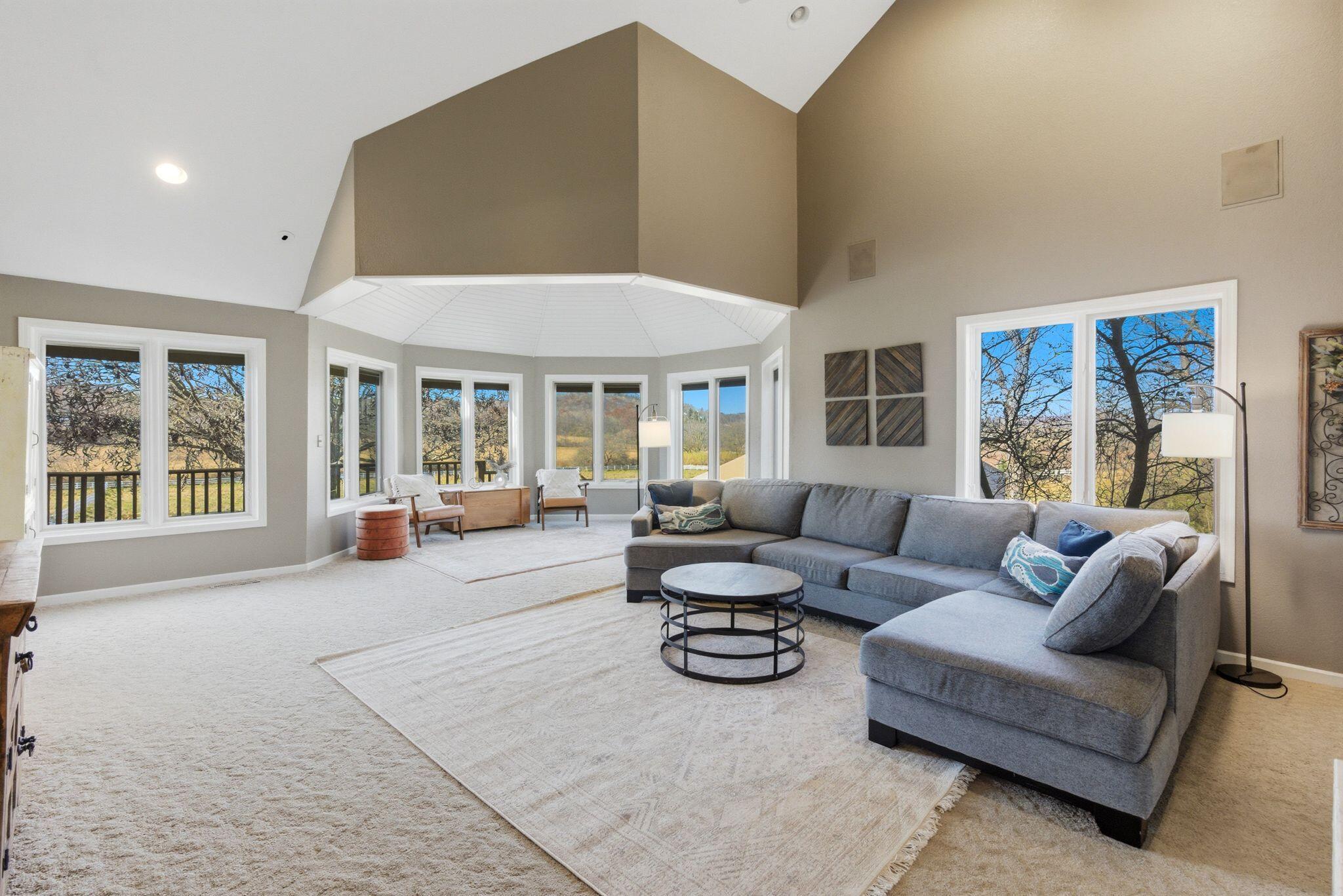 1507 St Augustine Road Erin, WI 53033 - Photo 11 of 25 Gazebo-like ceiling in the quaint sitting area overlooking the property