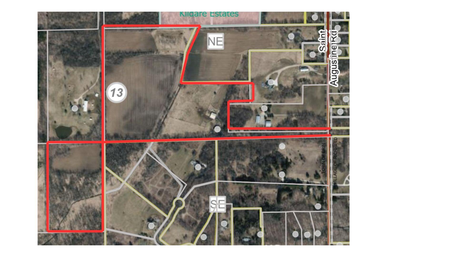 1507 St Augustine Road Erin, WI 53033 - Photo 24 of 25 1507 St Augustine Rd Outlined