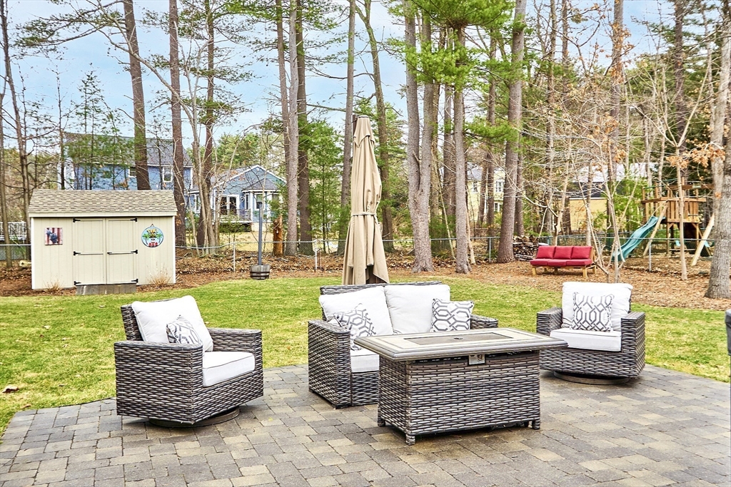 16 Michael Road Maynard, MA 01754 - Photo 30 of 39 a patio view with patio furniture and garden