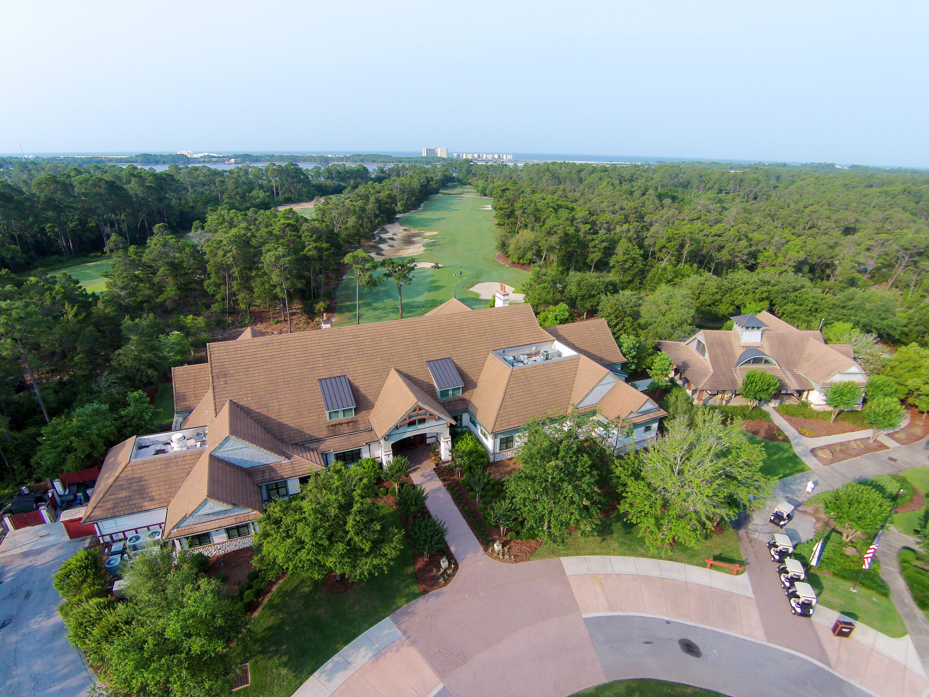 22114 Marsh Rabbit Run Panama City Beach, FL 32413 - Photo 12 of 16 an aerial view of a house with yard
