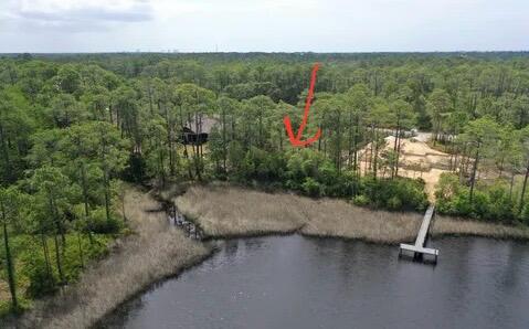 22114 Marsh Rabbit Run Panama City Beach, FL 32413 - Photo 9 of 16 an aerial view of a houses with outdoor space and garden